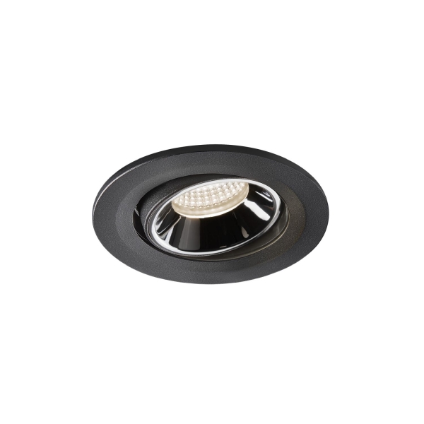 SLV 1005357 NUMINOS® MOVE S, Deckeneinbauleuchte schwarz / chrom 4000 K 20°