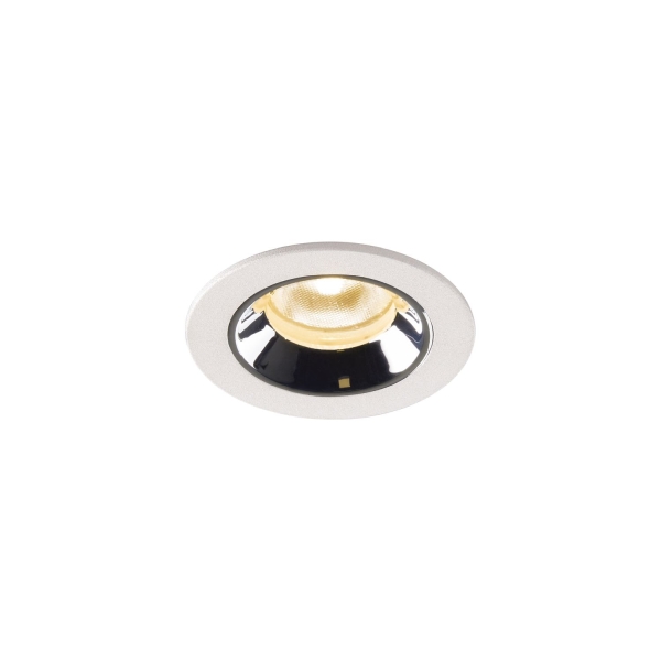 SLV 1005534 NUMINOS® XS, Deckeneinbauleuchte weiß / chrom 3000 K 55°