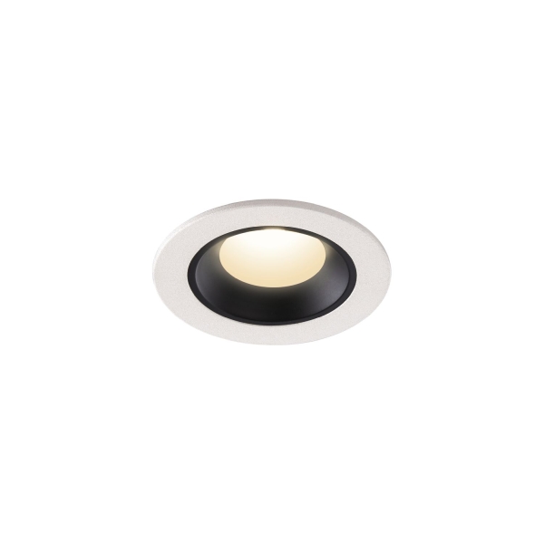 SLV 1005550 NUMINOS® XS, Deckeneinbauleuchte weiß / schwarz 4000 K 55°