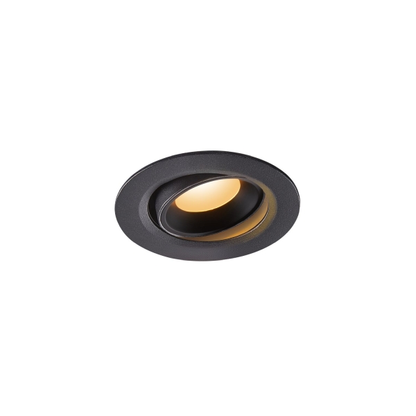 SLV 1005556 NUMINOS® MOVE XS, Deckeneinbauleuchte schwarz 2700 K 40°