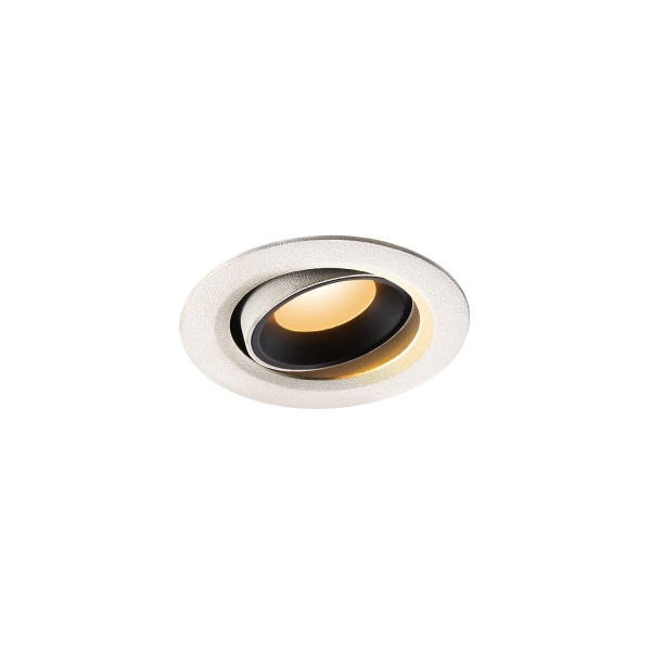 SLV 1005565 NUMINOS® MOVE XS, Deckeneinbauleuchte weiß / schwarz 2700 K 40°
