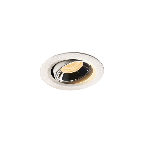 SLV 1005585 NUMINOS® MOVE XS, Deckeneinbauleuchte weiß / chrom 3000 K 40°