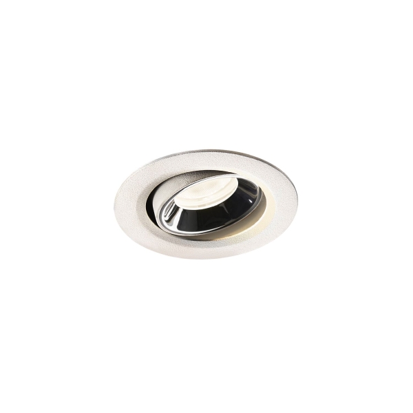 SLV 1005600 NUMINOS® MOVE XS, Deckeneinbauleuchte weiß / chrom 4000 K 20°