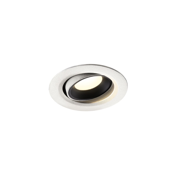 SLV 1005606 NUMINOS® MOVE XS, Deckeneinbauleuchte weiß / schwarz 4000 K 55°