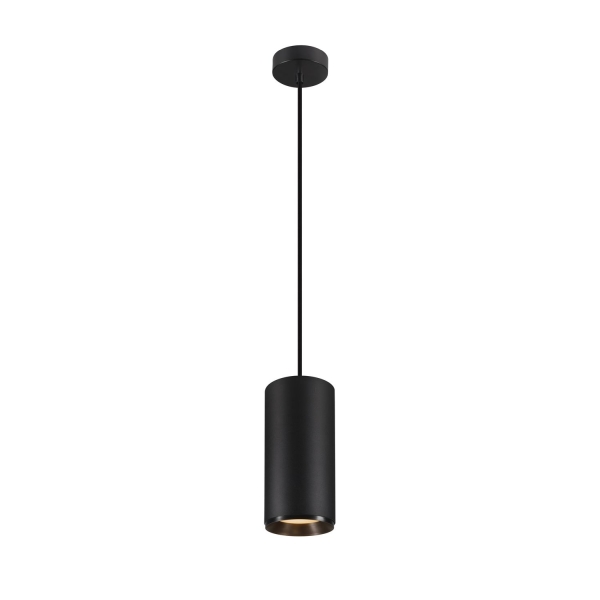 SLV 1005707 NUMINOS® XL PD, PHASE, Pendelleuchte, Pendellänge 250 cm, 2700 K, 28 W, 60°, matt schwarz