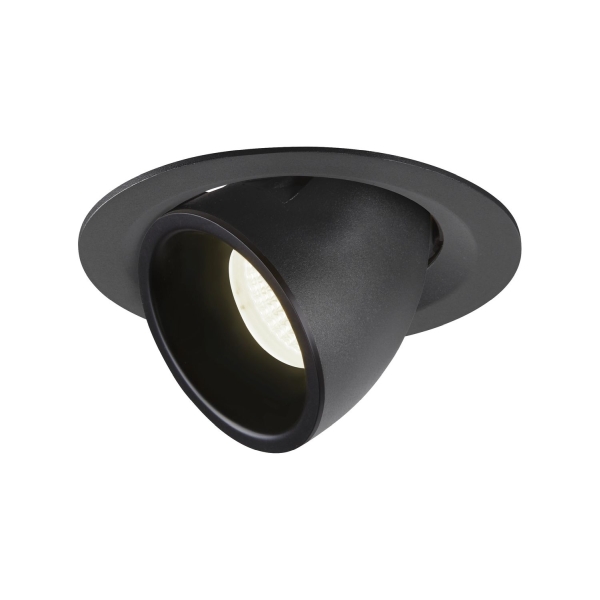 SLV 1005957 NUMINOS® GIMBLE M, Deckeneinbauleuchte schwarz 4000 K 20°