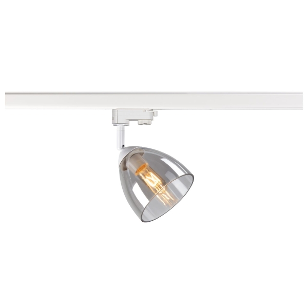 SLV 1006158 PARA CONE GL, 3 Phasen Spot weiß / transparent