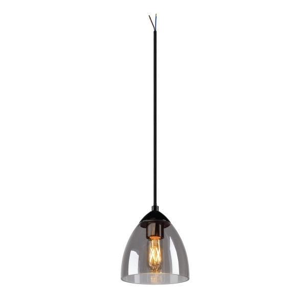SLV 1006159 PARA CONE GL, Pendelleuchte schwarz / transparent