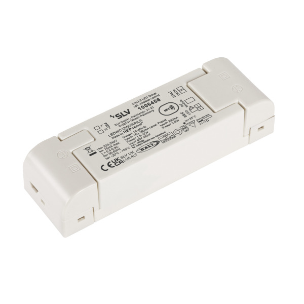 SLV 1006456 LED Treiber, 25 W 150-300 mA DALI dimmbar mit RF-Schnittstelle weiß
