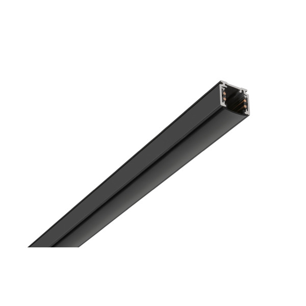 SLV 1006611 48V TRACK Schienenabdeckung, 20 mm für Standardschiene Aufbau, 2 m, schwarz