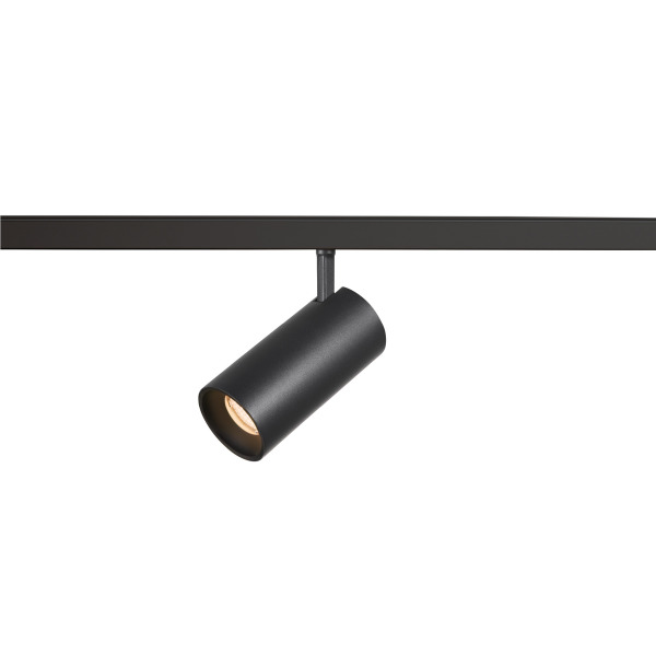 SLV 1006705 NUMINOS® S 48V TRACK, DALI, Spot, schwarz / schwarz, 16 W, 1000 lm, 2700 K, CRI 90, 20°