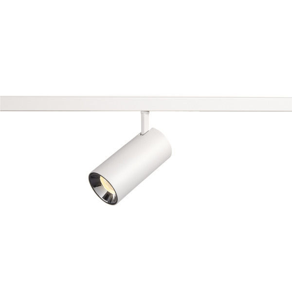 SLV 1006740 NUMINOS® S 48V TRACK, DALI, Spot, weiß / chrom, 16 W, 1050 lm, 3000 K, CRI 90, 55°