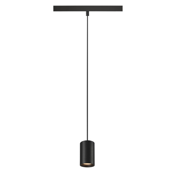 SLV 1006759 NUMINOS® XS 48V TRACK, DALI, Pendelleuchte, schwarz / schwarz, 8.7 W, 640 lm, 2700 K, CRI 90, 20°