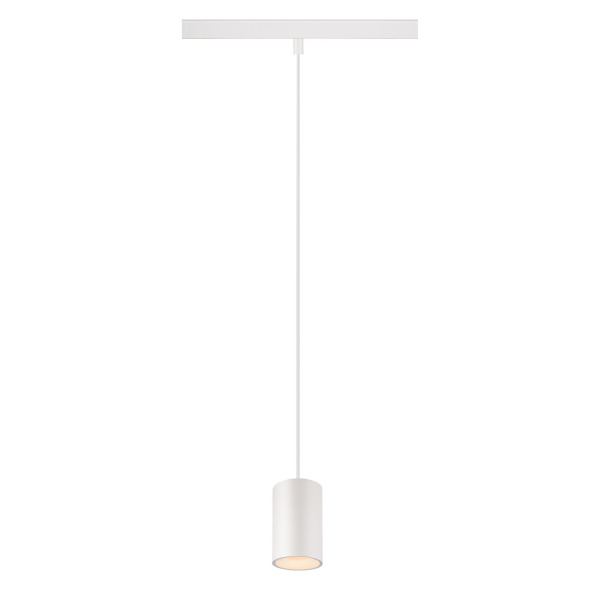 SLV 1006772 NUMINOS® XS 48V TRACK, DALI, Pendelleuchte, weiß / weiß, 8.7 W, 650 lm, 2700 K, CRI 90, 40°