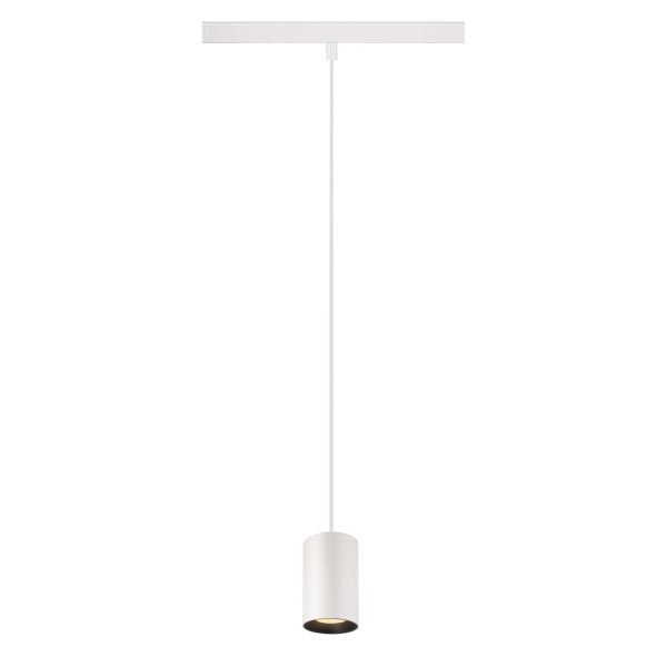 SLV 1006789 NUMINOS® XS 48V TRACK, DALI, Pendelleuchte, weiß / schwarz, 8.7 W, 670 lm, 3000 K, CRI 90, 40°