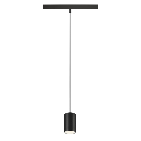 SLV 1006802 NUMINOS® XS, 48V Pendelleuchte, Pendellänge 150 cm, 4000 K, 55°, DALI 2, matt schwarz / matt weiß