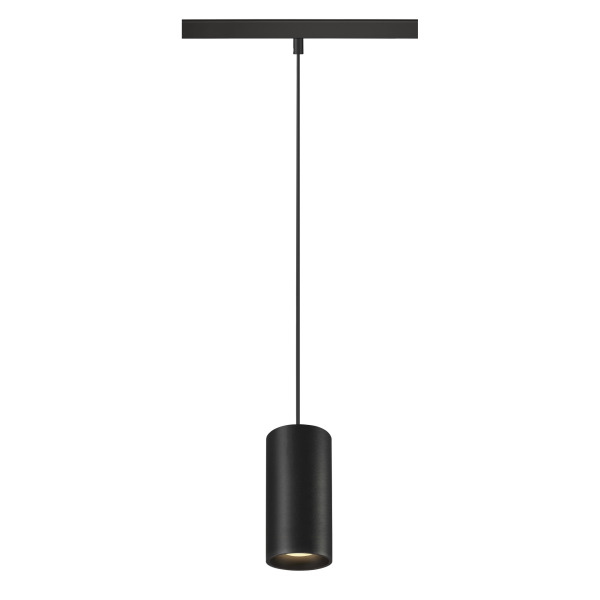 SLV 1006837 NUMINOS® S 48V TRACK, DALI, Pendelleuchte, schwarz / schwarz, 16 W, 1030 lm, 3000 K, CRI 90, 55°
