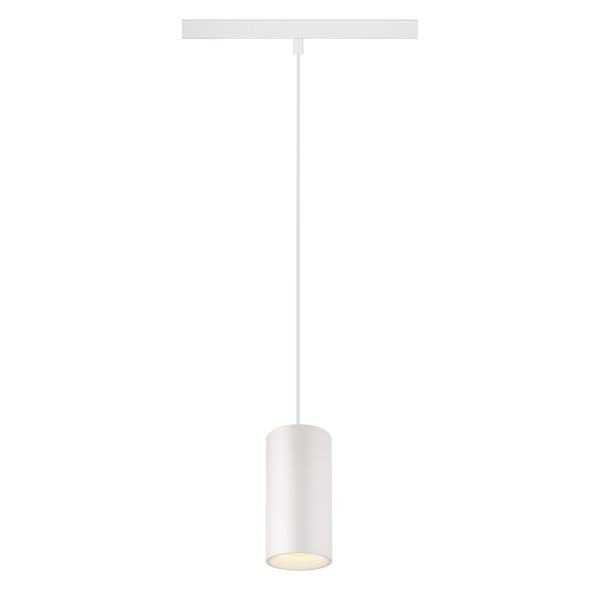 SLV 1006844 NUMINOS® S 48V TRACK, DALI, Pendelleuchte, weiß / weiß, 16 W, 1120 lm, 3000 K, CRI 90, 40°