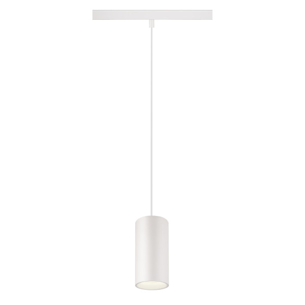 SLV 1006865 NUMINOS® S, 48V Pendelleuchte, Pendellänge 150 cm, 4000 K, 55°, DALI 2, matt weiß