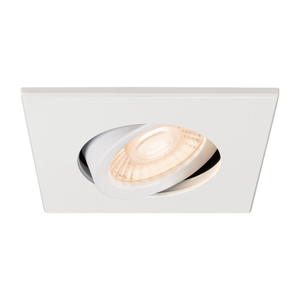 SLV 1007185 UNIVERSAL DOWNLIGHT Abdeckung, für Downlight IP20, schwenkbar, eckig, weiss