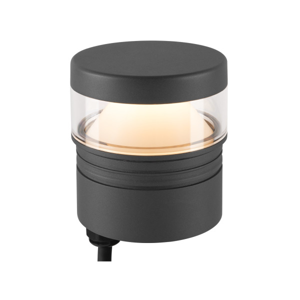 SLV 1007233 M-POL S Polehead 360°, entblendet, Leuchtenkopf, anthrazit, 10 W, 750 lm, 2700 K, CRI 80, DALI