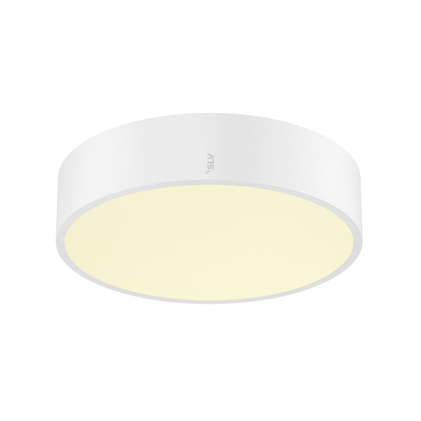 SLV 1007289 MEDO® PRO 30, Wand- und Deckenaufbauleuchte, rund, 3000/4000 K, 10 W, PHASE, 70°, UGR <19, weiß