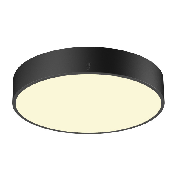 SLV 1007294 MEDO® PRO 40, Wand- und Deckenaufbauleuchte, rund, 3000/4000 K, 19 W, DALI, Touch, 110°, schwarz