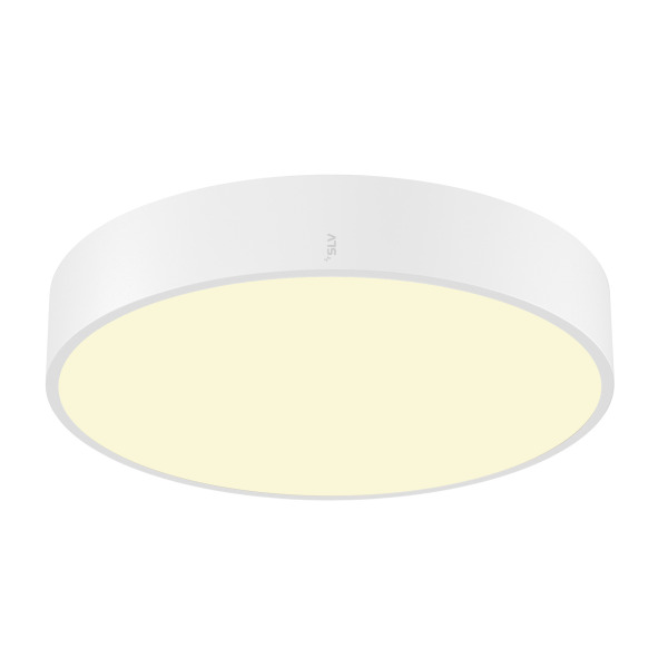 SLV 1007295 MEDO® PRO 40, Wand- und Deckenaufbauleuchte, rund, 3000/4000 K, 19 W, DALI, Touch, 110°, weiß