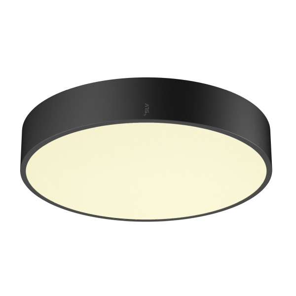 SLV 1007296 MEDO® PRO 40, Wand- und Deckenaufbauleuchte, rund, 3000/4000 K, 19 W, PHASE, 80°, UGR <19, schwarz