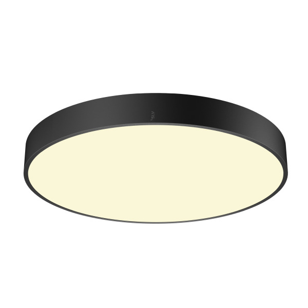 SLV 1007306 MEDO® PRO 60, Wand- und Deckenaufbauleuchte, rund, 3000/4000 K, 37 W, PHASE, 110°, schwarz