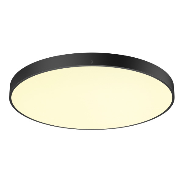 SLV 1007308 MEDO® PRO 90, Deckenaufbauleuchte, rund, 3000/4000 K, 75 W, DALI, Touch, 80°, UGR <19, schwarz