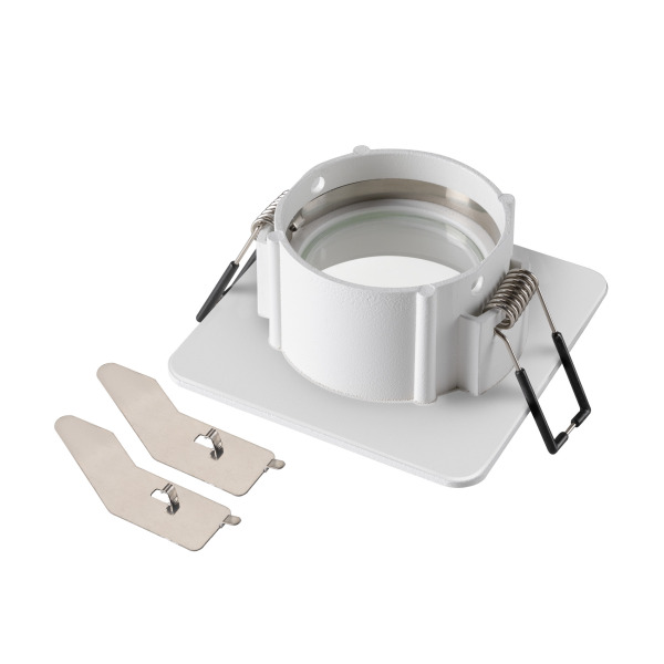 SLV 1007348 NEW TRIA® 68, Deckeneinbauring, L: 8.2 B: 8.2 H: 3.4 cm, IP 65, weiß