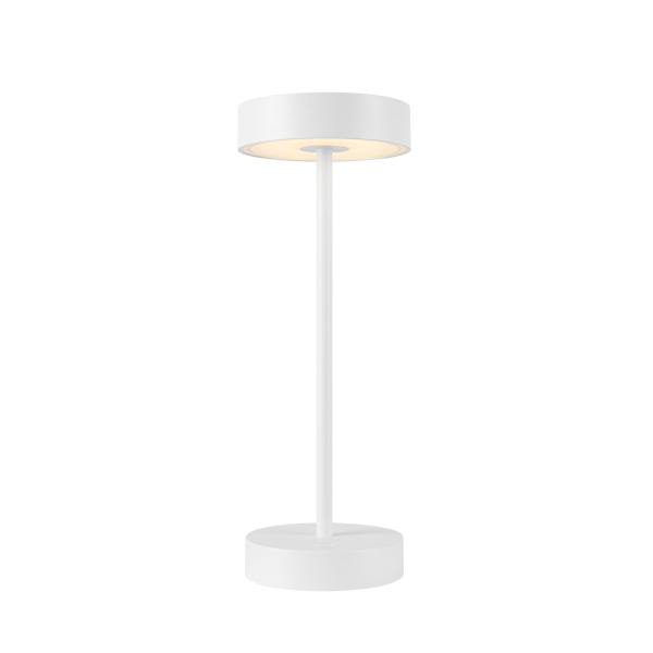 SLV 1007360 VINOLINA, Tischleuchte, Akku, IP54, 2700/3000 K, TOUCH, weiß