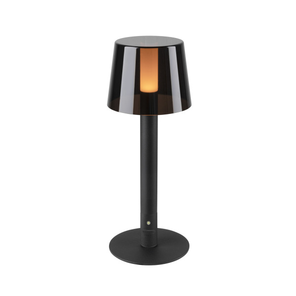 SLV 1007380 TAHA Leuchten-Set, Akku, IP65, 2700 K, dimmbar, schwarz