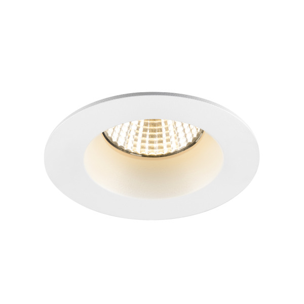 SLV 1007407 NEW TRIA® 68, Deckeneinbauleuchte, 3000 K, 38°, IP 20 / IP 65, rund, weiß
