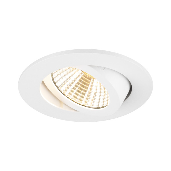 SLV 1007433 NEW TRIA® UNIVERSAL 68, Deckeneinbauleuchte, 2500/3000/4000 K, 38°, IP 20, rund, weiß