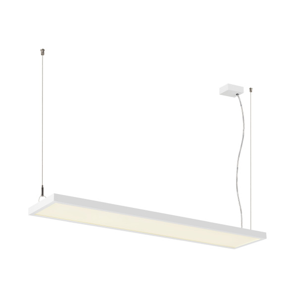 SLV 1007469 WORKLIGHT PRO 120, Pendelleuchte, 120 cm, 4000 K, DALI, Touch, weiß