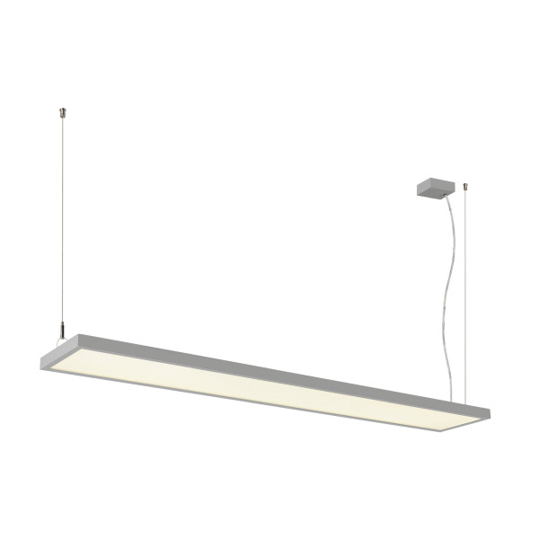 SLV 1007473 WORKLIGHT PRO 150, Pendelleuchte, 150 cm, 4000 K, DALI, Touch, grau