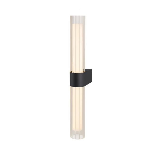 SLV 1007618 LYGANT double, Wandaufbauleuchte, 3000 K, 11 W, schwarz