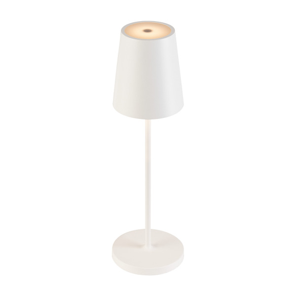 SLV 1007692 VINOLINA TWO, Tischleuchte, Akku, IP65, 2200/2700/3000 K, TOUCH, weiß