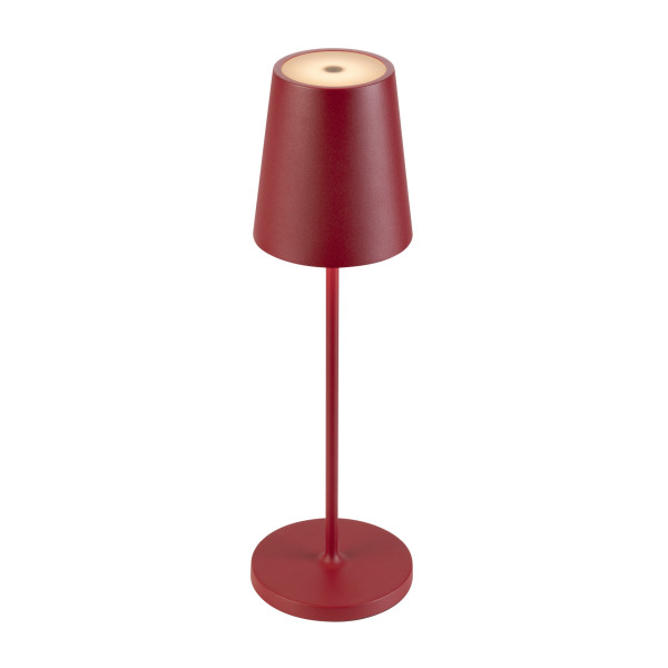 SLV 1007694 VINOLINA TWO, Tischleuchte, Akku, IP65, 2200/2700/3000 K, TOUCH, rot