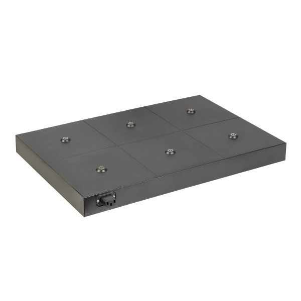 SLV 1007698 VINOLINA TWO, Ladebasis, max. 6 Leuchten, schwarz