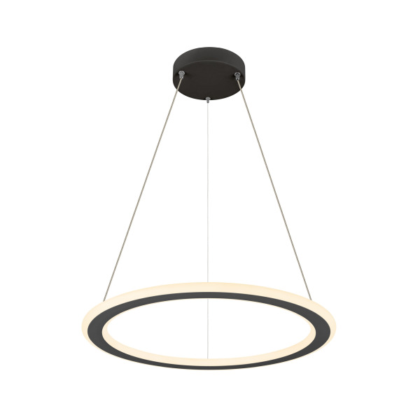 SLV 1007855 ONE FLAT PD, single, Pendelleuchte, Pendellänge 180 cm, 2700/3000 K, PHASE, schwarz