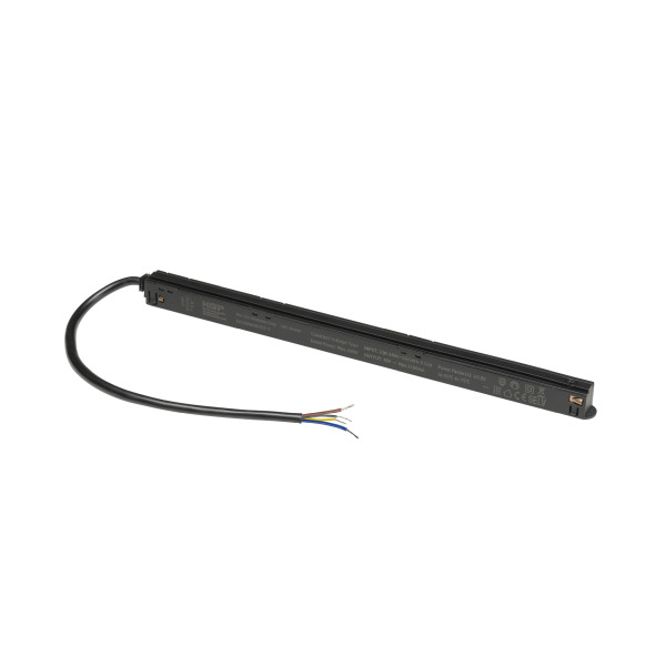 SLV 1007870 48V SYSTEM, Intrack LED Treiber, 48VDC, 100 W, inkl. 30 cm Anschlusskabel für 220-240VAC und DALI-Durchverdrahtung, schwarz
