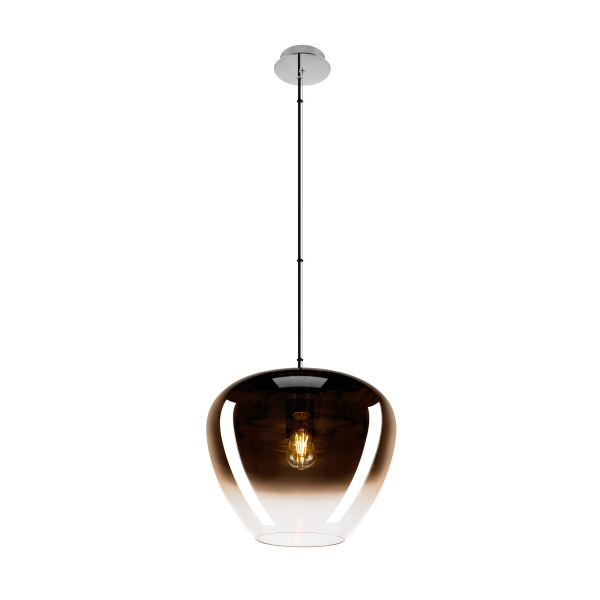 SLV 1007876 PANTILO CONVEX 40, Pendelleuchte, 150 cm, E27, max. 40 W, kupfer