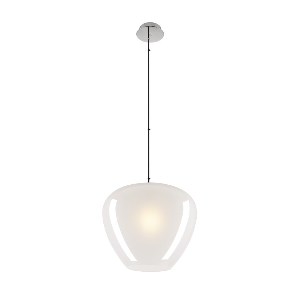 SLV 1007878 PANTILO CONVEX 40, Pendelleuchte, 150 cm, E27, max. 40 W, weiß