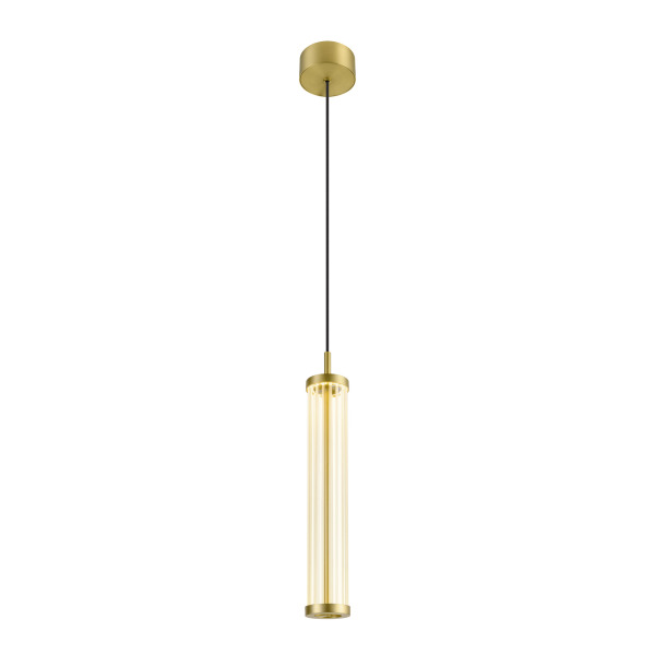 SLV 1008033 QUIMERA, Pendelleuchte, Pendellänge 150 cm, 2700/3000 K, PHASE, gebürstet messing