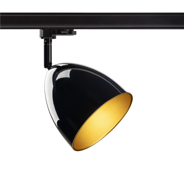 SLV 1008055 PARA CONE 14, 3 Phasen System Leuchte, GU10, schwarz/gold