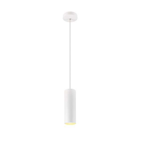 SLV 1008133 ENOLA®, Pendelleuchte, Pendellänge 150 cm, E27, 1x max. 50 W, matt weiß