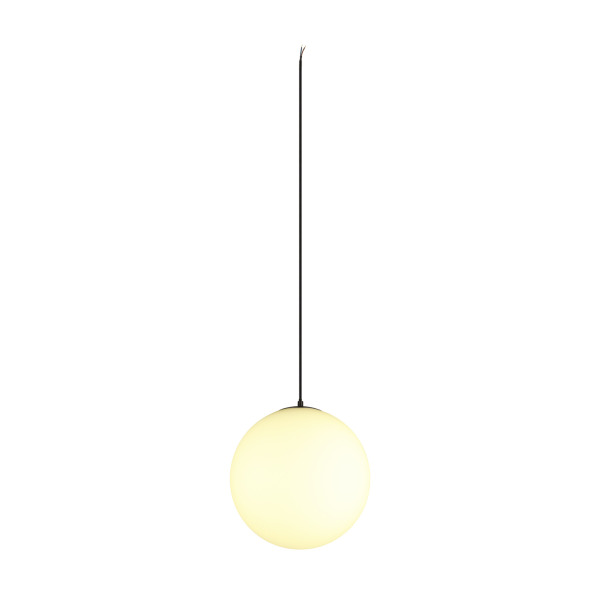 SLV 1008137 SUN 30, Pendelleuchte, E27, offenes Kabelende, 1x max. 40 W, matt schwarz